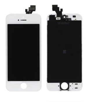 iPhone 5 Frontscheibe Montage - Weiß