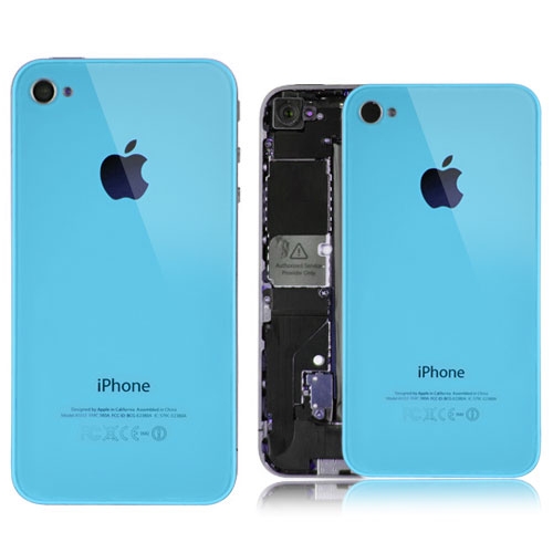 iPhone 4 Backcover / Rückseite - Baby Blue