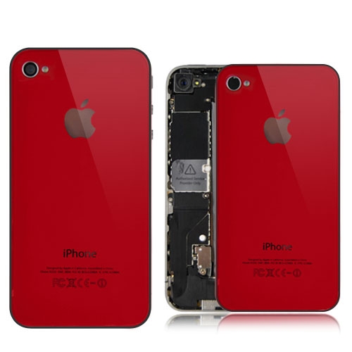 iPhone 4 Backcover / Rückseite - Rot