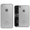 iPhone 4 Backcover / Rückseite - Silber