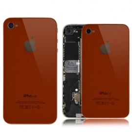 iPhone 4 Spiegel Backcover / Rückseite - Rot