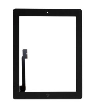 iPad 3 / iPad 4 Touchscreen Glas Digitizer - Schwarz
