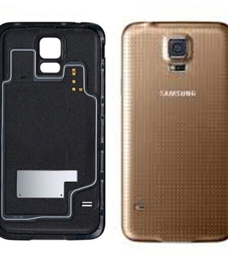 Samsung Galaxy S5 Ersatz Rückseiten Gold Ohne WIFI Bausatz