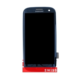 Samsung Galaxy S3 i9300 LCD und Digitizer Front + Rahmen - Pepple Blue