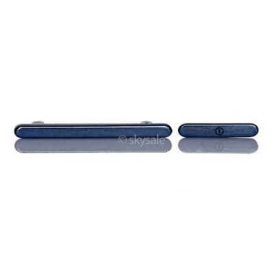 2 Tasten Knöpfe Button Set mit Power + Volumen Taste für Samsung Galaxy S3 i9300 - Pepple Blue