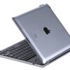 Schweizer Layout Alu Bluetooth Tastatur für iPad 2 / 3 / 4 - Silber / Schwarz